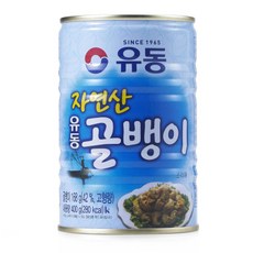 유동 자연산 골뱅이 통조림, 400g, 1개