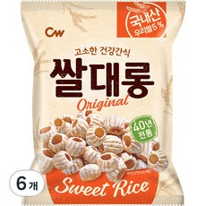 청우식품 쌀대롱, 250g, 6개