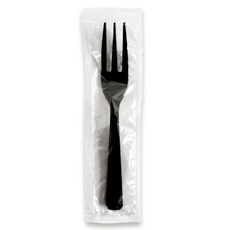 생활을그리다 미니포크 12cm 개별포장 블랙, 1개, 150개입