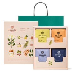 오설록 러블리 티박스 4종 x 3p 선물세트, 얼그레이 3p + 제주영귤 3p + 블랙티 3p + 달빛걷기 3p, 1세트