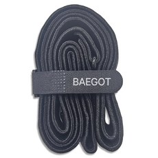 BAEGOT International BaeGgot運動安全堅固多功能固定帶手推車用輪子用彈性繩, 黑色