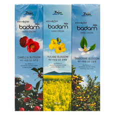 Jejubadam 護手霜 油菜花 70ml+柑橘花 70ml+山茶花 70ml組, 1組, 210ml