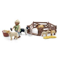 Playmobil 摩比人 牧羊人與羊群公仔 71444, 1盒