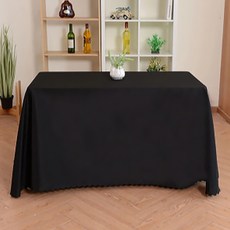 Logro大型防水桌巾, 1個, 大號(160 x 280 cm), 黑色