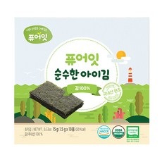 Pure Eat 孩童紫菜 Set, 15g x 4盒, 無調味
