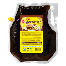 OTTOGI 不倒翁 Ochef烤肉漢堡醬 2kg 袋裝, 1個