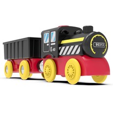 Mykafort 復古貨運電動火車運作玩具, 單品, 1個, 混色