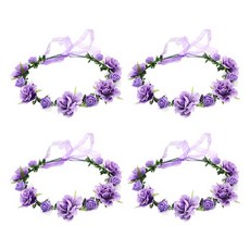 홈플로우 정원의 요정 촬영 소품 화관 4p, 바이올렛