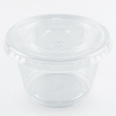 평뚜껑 무타공 소스용기 7.4 x 4.5 cm, 1개, 50개입