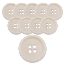 동대문단추왕 너트 단추 20mm RN-08, 내추럴, 10개 내추럴, 10개
