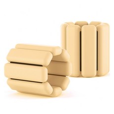 루아즈 손목 발목 실리콘 모래주머니 중량밴드 2p, 베이지, 1kg 베이지, 1kg