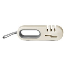 Kitchenian 4 in 1超輕便簡便好用的刀剪刀磨刀器, 乳白色, 1個