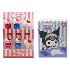 Bo friends 三麗鷗Hello Kitty叉子+庫洛米飯糰模具組, 1組, 混色