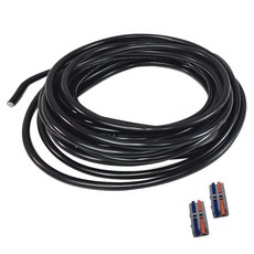 One Stop 切斷VCTF電線 黑色 10m+2P連接器 2入組 1.5SQ*2C, 1組