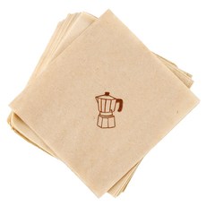 TOGO PACK 摩卡壺雞尾酒餐巾, 400件, 1個, 咖啡色