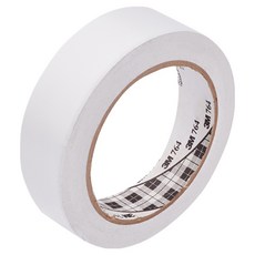 3M 地板標線膠帶 764 白色 25.4mm*32.9m, 透明, 1個