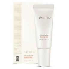 숨37도 마이크로액티브 톤업 시카 무기자차 진정선 선크림 SPF50+ PA+++, 1개, 30ml