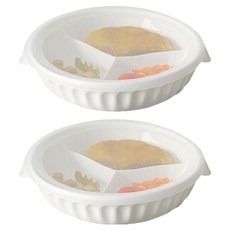 푸코 웨이브 3절 나눔찬통, 찬통 + 뚜껑 +패키지박스, 2개
