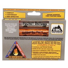 EOG V3 Pocket Bellow 吹火器與防潮棉繩套件組 EOGV3BBC, 1組, 混合顏色