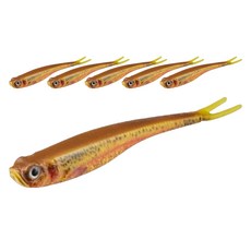 버클리 파워베이트 파워 저크쉐드 광어우럭다운샷 웜 13cm 6p, HD 골든 트라우트, 1개, 60g