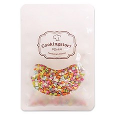 Cookingstory 粉彩迷你愛心形狀裝飾, 15g, 1個