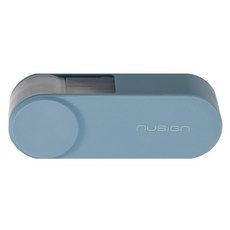 NUSIGN Swing折疊式旋轉型修正帶 5mm*6m, 1個, 苔藍色