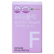 Petit N 活性葉酸維他命B 18g, 1個, 60顆
