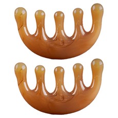 Rogo頭皮刮痧梳按摩器, 單色, 2個