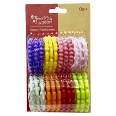 Loopy gear 彩虹圈手抓環 Set 24, 0個月以上寶寶適用, 混合顏色, 24個