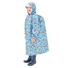 愛北鼻 親子同款加厚防水雨衣 120~130cm適用 XL 藍底奧特曼兒童雨衣, 藍底奧特曼