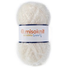미소털실 펄 수세미실 80g, 44아이보리, 1개 44아이보리, 1개