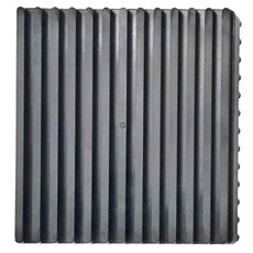 TRENY 方型橡膠止滑抗震墊 10x10公分 2入, 中(10 x 10 x 1cm), 方型, 2個