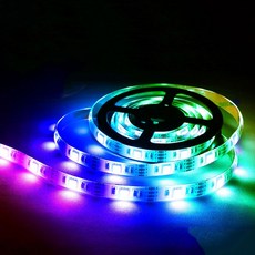 aibo LIM7 USB高亮度黏貼式 RGB全彩LED防水軟燈條 2m, 黏貼式設計，安裝便捷, 1條