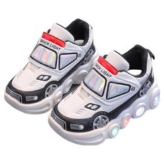 Bebe Maru兒童款汽車發光運動鞋 9468