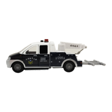 EAPAO 合金車 拖吊車, 警車系列 黑色, 1個