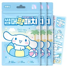아텍스 시나모롤 썸머 향 패치 날벌레 기피제 30p, 3개