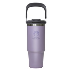 로티캠프 로텀 대용량 손잡이 스텐 빨대 보온 보냉 텀블러, 1개, 1.2L, 라벤더