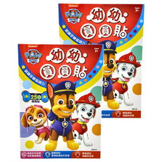 PAW PATROL 汪汪隊立大功 幼幼圓圓貼 3歲以上適用 2本, 根華
