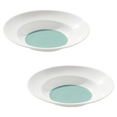 HANKOOK CHINAWARE 骨瓷Kuing義大利麵碗, 2個, 綠色
