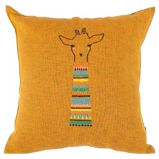 ORIGO 刺繡靠枕套, 果醬長頸鹿