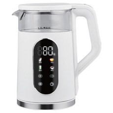 매직쉐프 디스플레이 보온 내열유리 전기주전자 화이트 1.7L, LMEK-KP1700WH