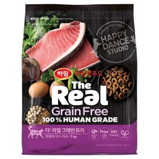 하림펫푸드 더리얼 어덜트 고양이 그레인프리 크런치 사료, 참치, 1kg, 1개