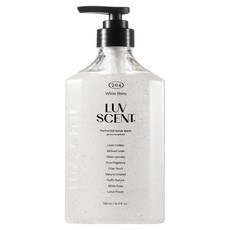 身體磨砂沐浴乳 白襯衫 亞麻棉香, 1個, 500ml