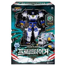 미니특공대 최강공룡 시즌7 프로즌타이거 로봇장난감, 1개, 화이트 1개, 화이트