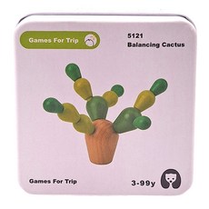 娃娃國 口袋隨身盒桌遊, 平衡仙人掌, 1組, 仙人掌