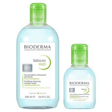 바이오더마 세비엄 H2O 클렌징 워터 2종 500ml + 100ml 세트, 1세트 1세트