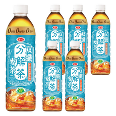 愛之味 分解茶双纖麥茶, 6瓶, 590ml