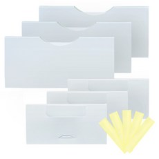 실리쿡 픽미 2종 x 3p + 벨크로 5p 세트, 화이트, 1세트