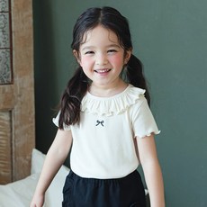 Bebezoo 女童款迷你蝴蝶結T恤