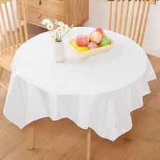 It Click露營防水餐桌布 白色 180cm, 1個, 3入